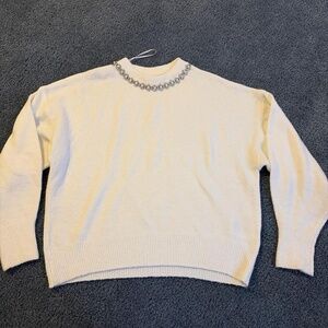 Women's White Sweater